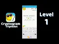 Cryptogram Tripledot Level 1 Answer SolutionGuruji