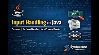 Input Handling in Java - Scanner BufferedReader InputStreamReader System Class Marathi Explain