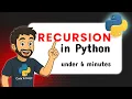 Recursion Was Confusing Until THIS Python Tutorial