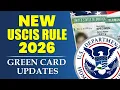 USCIS Green Card Update 2026 Mandatory Online Filing NEW USCIS Rule 2026