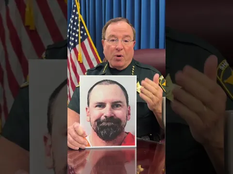 Sheriff Judd's remarks on arrest of Winter Haven man (former deputy)