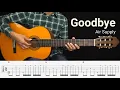 Download Lagu Goodbye - Air Supply - Fingerstyle Guitar Tutorial TAB + Chords + Lyrics