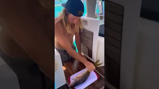 Catch and cook in the Caribbean! #sailing #travel #catchandcook #boatlife