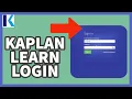 Kaplan Learn Account Login How to Sign in Kaplan Learn Account on PC 2023