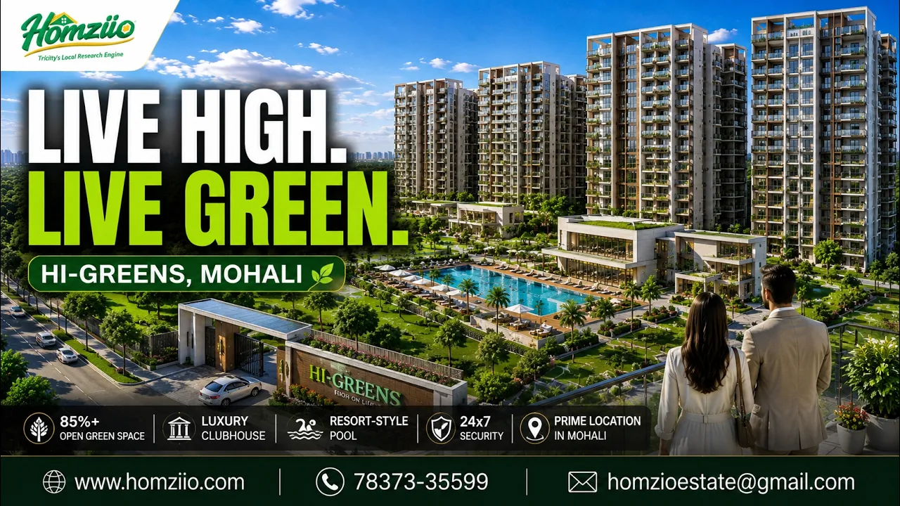 Hi Greens Zirakpur: Luxury 3/4 BHK Apartments in Zirakpur | Best Residential Projects in Zirakpur | RERA Approved