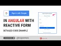 Implement google sign in angular Login in with google in angular Google authentication angular