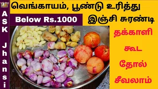 இந்த குட்டி மெஷின் இவ்ளோ வேலைகள் செய்யுது - Onion Peeler | Garlic Peeler | Ginger Peeler Machine