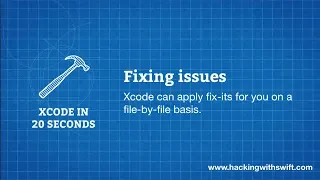 Xcode in 20 Seconds Fix all issues