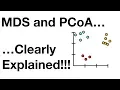 StatQuest MDS and PCoA