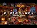 🎄🎅Soft Christmas Jazz Music with Snowfall Outside the Window at Cozy Christmas Coffee Shop Ambience