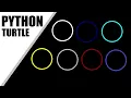 Python Turtle - Automatic color change of Circle Automatic Fill Color in Circle By