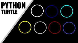 Python Turtle - Automatic color change of Circle Automatic Fill Color in Circle By