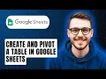 How To Create And Pivot A Table In Google Sheets 2026 Guide