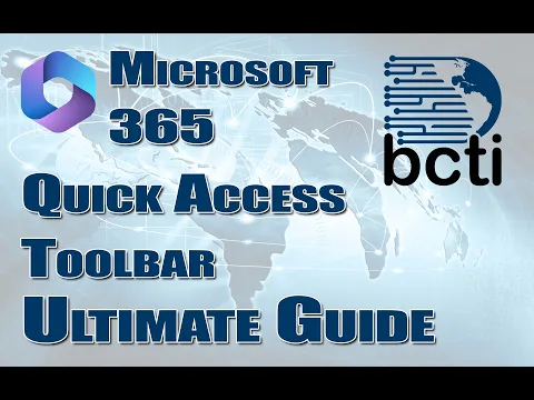 Microsoft Office - Quick Access Toolbar - YouTube thumbnail