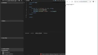 A tutorial covering Arrays in JavaScript in VS Code