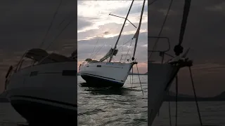 Aground 😳 #shorts #sailinglife #yachtlife