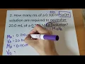 50 Acid Base Titration Calculations