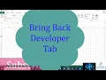 Enable the Developer Tab in Excel Unlock VBA Tools Fast Enable Developer Tab for VBA Macros