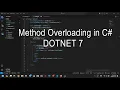 Method overloading in C hindi Polymorphism in hindi