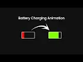 css charging battery animation