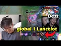 Lagu I tried Lancelot global 1 Desz build (against 3 global players) @deszml