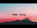 Walz - Snug (Copyright Free Lofi Type Beat)
