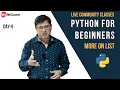 More on list in Python LIVE Community Classes MySirG