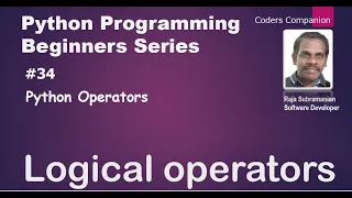 Python Operators - Logical Operators