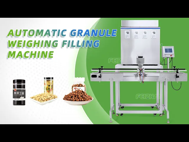Automatic Granule Bottle Filling Machine for Coffee Beans