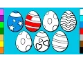 Easter Eggs Coloring Pages for Kids