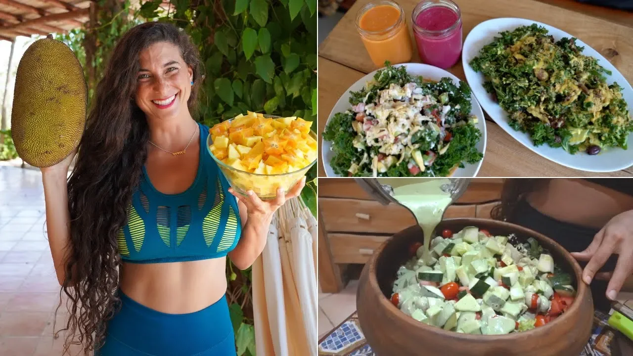 WHAT I ATE TODAY in Costa Rica! FullyRaw Vegan Style...