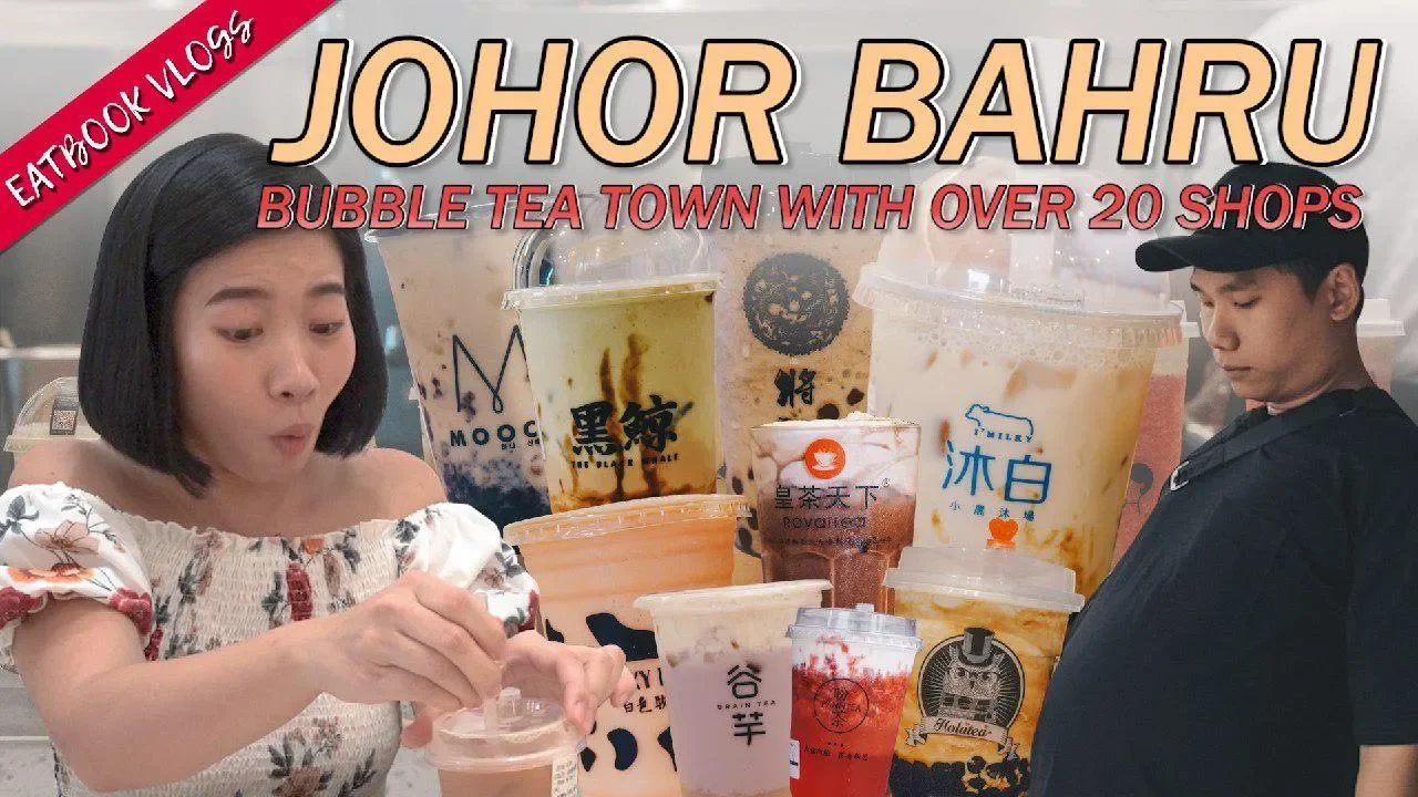 We Found a Bubble Tea Town in JB   Eatbook Overseas Guide   EP 7