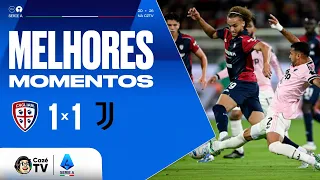 MELHORES MOMENTOS: CAGLIARI 1 X 1 JUVENTUS | SÉRIE A ITALIANA 26/27 | 6ª RODADA