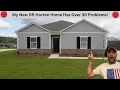 My New DR Horton Home - Home Inspector Finds Over 30 Problems