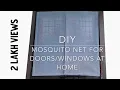 DIY Removable Mosquito Net Using Velcro At Home For Doors Windows Super Eas