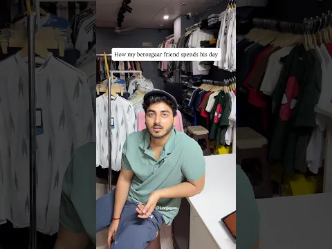How my beroozgar friend spend his day #shorts