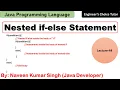 Nested if else Statement in Java Java Programming Language Java