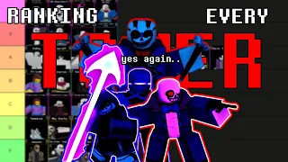 RANKING EVERY TOWER IN THE GAME yes again Undertale Timeline s Corruption TD Roblox