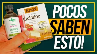 ¿Piel Envejecida? Gelatina con Ricino para Arrugas y una Piel Perfecta