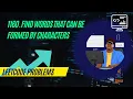 1160 Find Words That Can Be Formed by Characters Leetcode Java