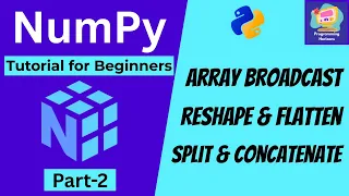 NumPy Array Broadcasting Reshape Flattening Split and Concatenate Explained
