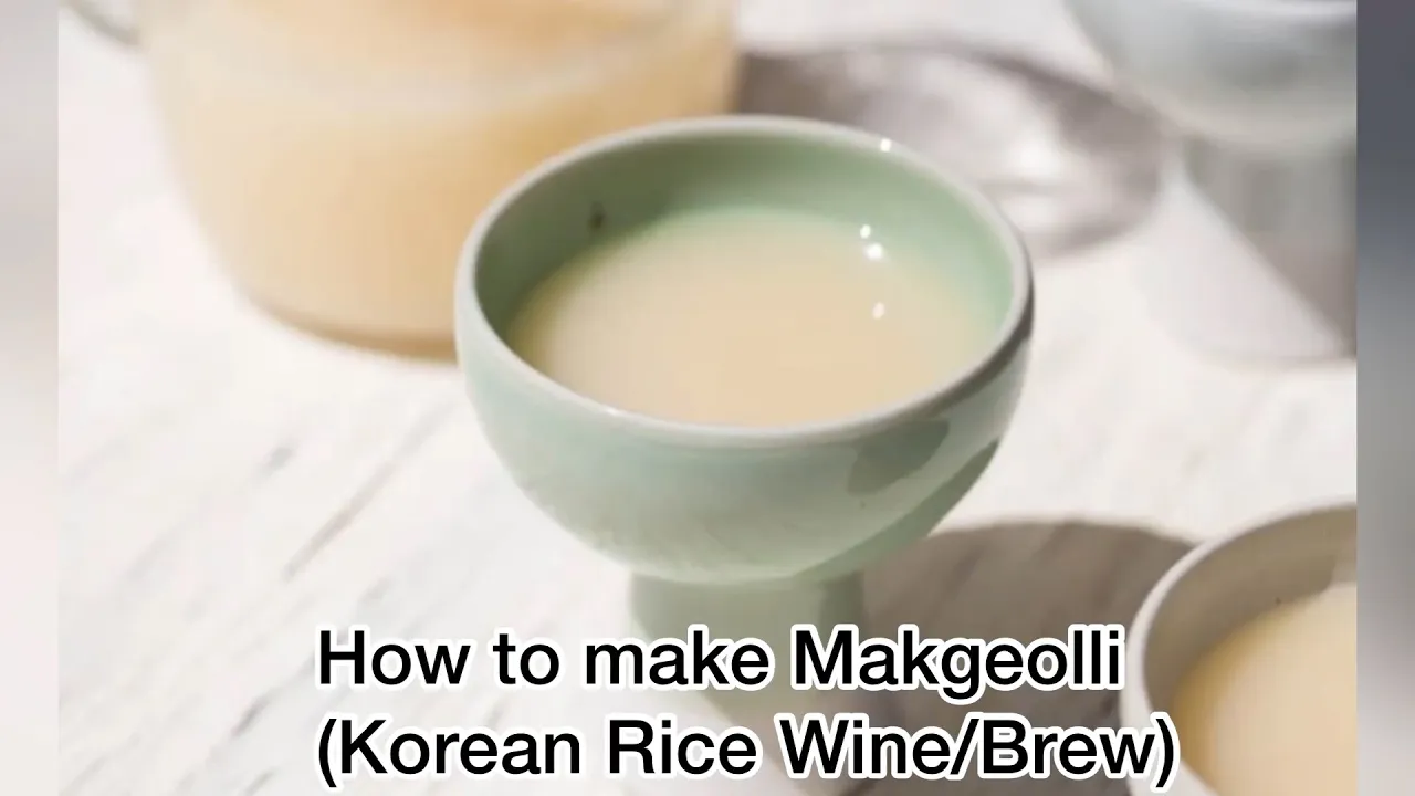 How to make Makgeolli (Korean Rice Wine/Liquor) - narrated