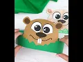 Groundhog headband craft