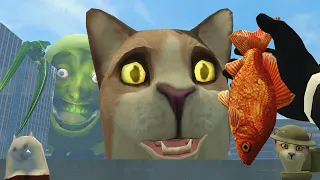 Can Skibidi Cat Survive the Lin Gang Melon Army?!🐈🔥