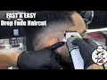 Drop Fade with Beard Line Up Barber Tutorial