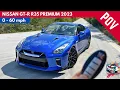 NISSAN GT-R R35 PREMIUM 2023 EXHAUST SOUND 0-60 POV-4K