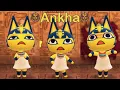 Animal Crossing New Horizons Ankha All 46 Emote Reactions