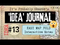 MAP FOLD Interactive Writing Space IDEA 13 - Ideas Junk Journal