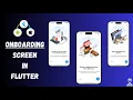 Flutter Tutorial - Onboarding Screen UI Introduction Screen