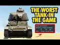 THE WORST TANK IN WAR THUNDER 27mm of Penetration - AMC 34 YR in War Thunder